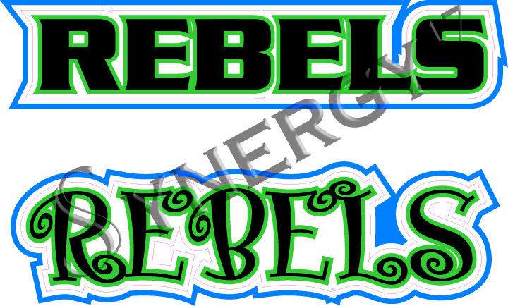 Rebel Mascot Clipart